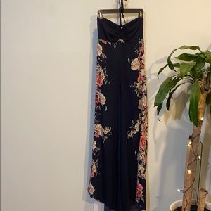 Navy blue floral jumper